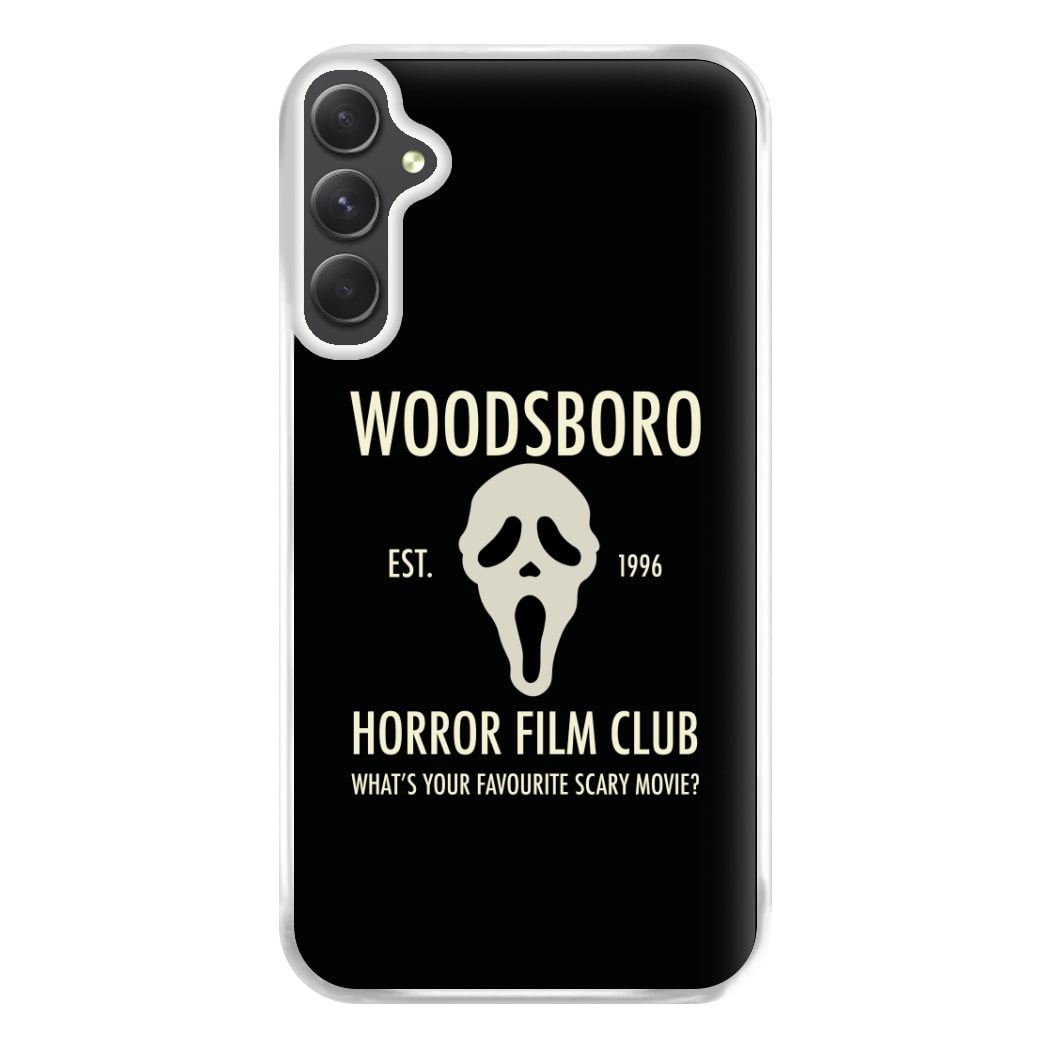 Woodsboro Horror Film Club - Scream Phone Case for Galaxy A34