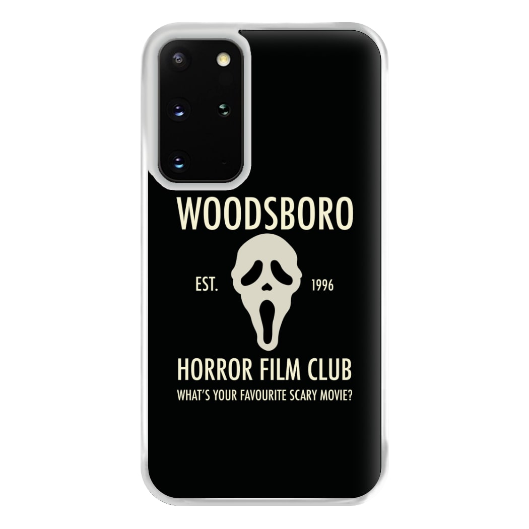 Woodsboro Horror Film Club - Scream Phone Case for Galaxy S20 Plus