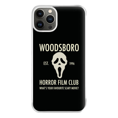 Woodsboro Horror Film Club - Scream Phone Case for iPhone 13