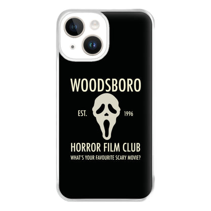 Woodsboro Horror Film Club - Scream Phone Case for iPhone 14