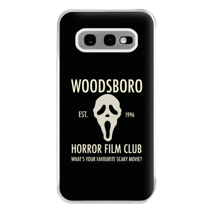 Woodsboro Horror Film Club - Scream Phone Case for Galaxy S10e