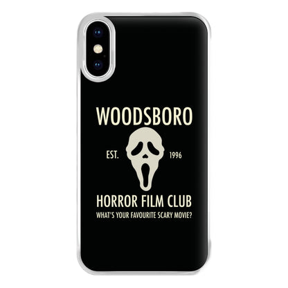 Woodsboro Horror Film Club - Scream Phone Case for iPhone XS Max