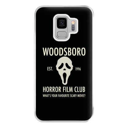 Woodsboro Horror Film Club - Scream Phone Case for Galaxy S9 Plus