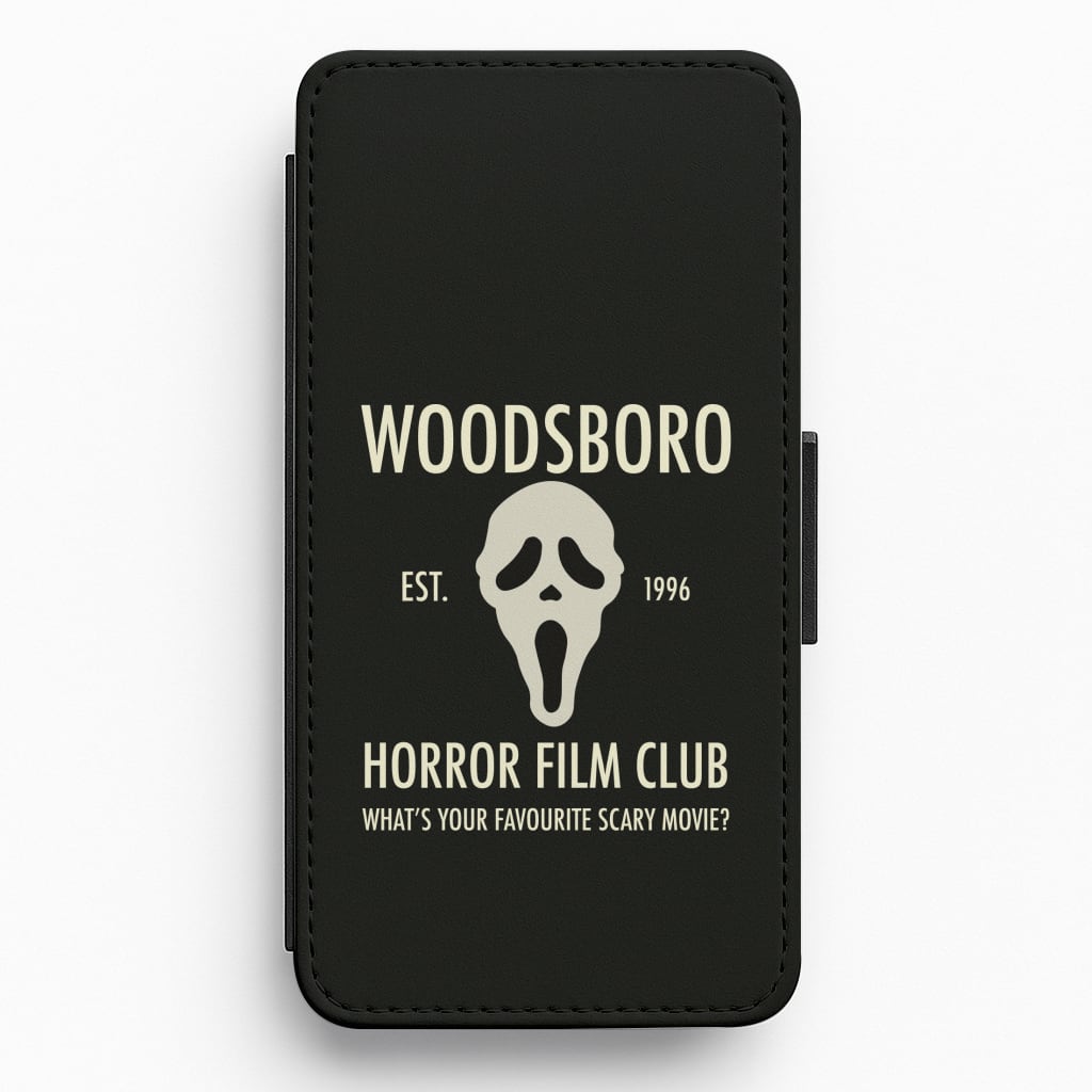 Woodsboro Horror Film Club - Scream Flip / Wallet Phone Case