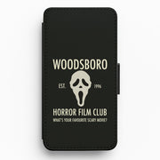 Woodsboro Horror Film Club - Scream Flip / Wallet Phone Case 1