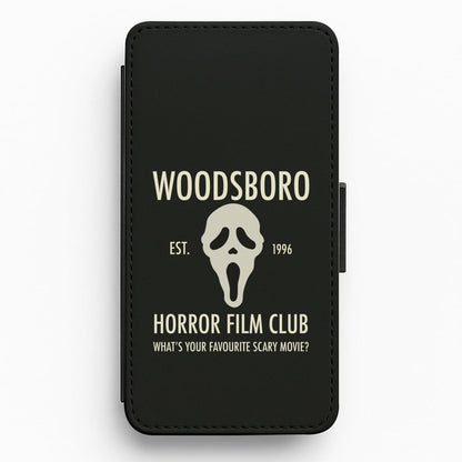 Woodsboro Horror Film Club - Scream Flip / Wallet Phone Case