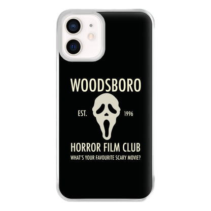 Woodsboro Horror Film Club - Scream Phone Case for iPhone 12 Mini