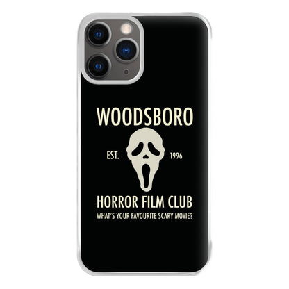 Woodsboro Horror Film Club - Scream Phone Case for iPhone 12 Pro Max