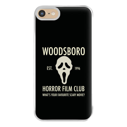 Woodsboro Horror Film Club - Scream Phone Case for iPhone 6 / 7 / 8 / SE