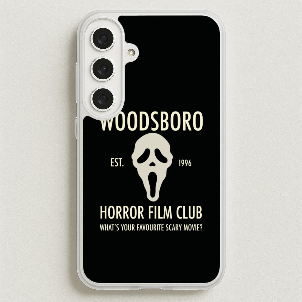 Woodsboro Horror Film Club - Scream Phone Case for Galaxy S25FE