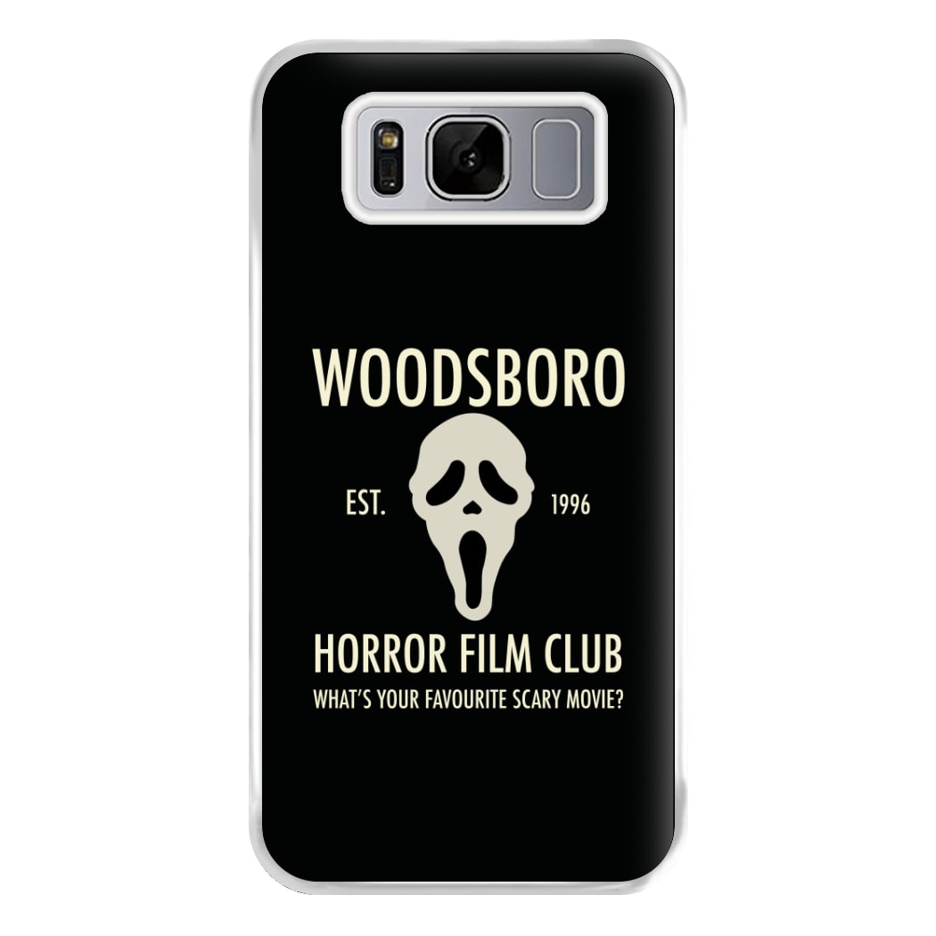 Woodsboro Horror Film Club - Scream Phone Case for Galaxy S8 Plus