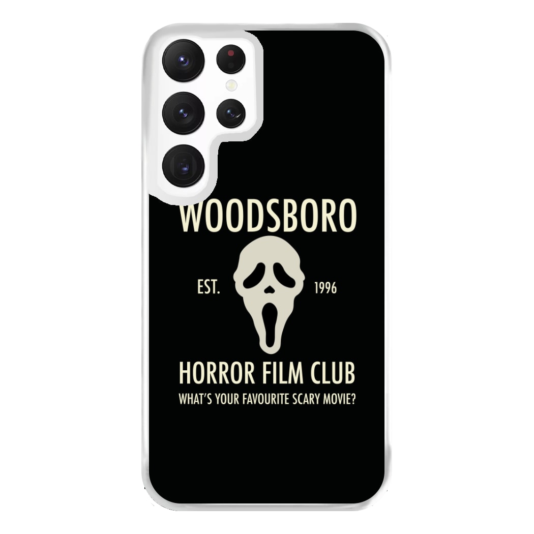 Woodsboro Horror Film Club - Scream Phone Case for Galaxy S22 Ultra