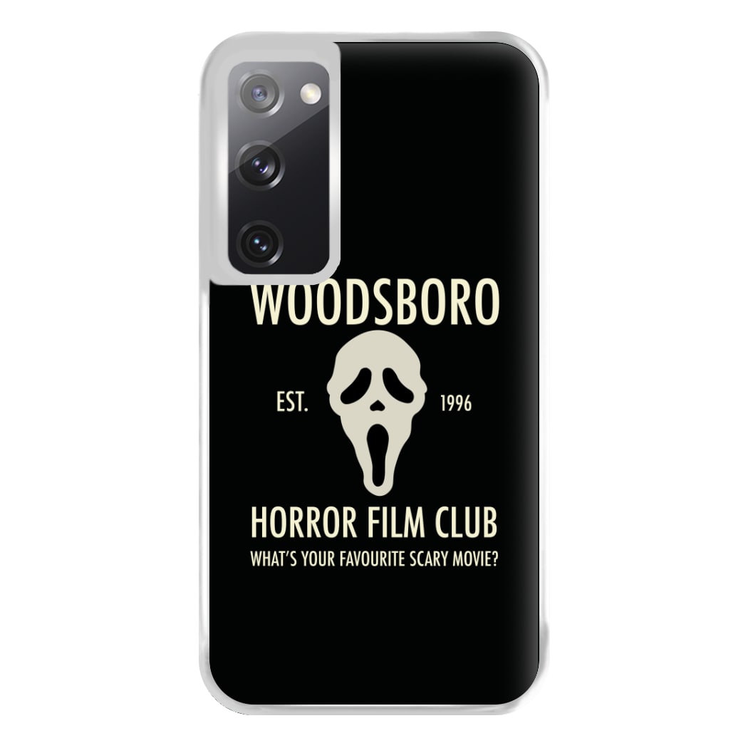 Woodsboro Horror Film Club - Scream Phone Case for Galaxy S20FE