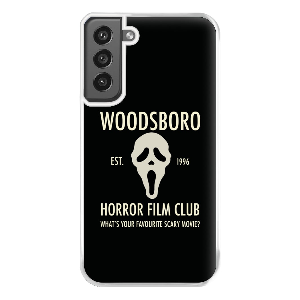 Woodsboro Horror Film Club - Scream Phone Case for Galaxy S21FE