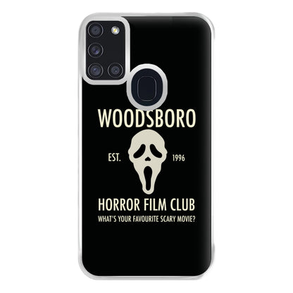 Woodsboro Horror Film Club - Scream Phone Case for Galaxy A21s