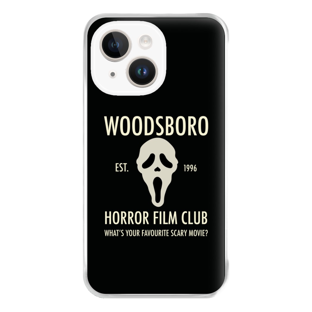 Woodsboro Horror Film Club - Scream Phone Case for iPhone 14 Plus