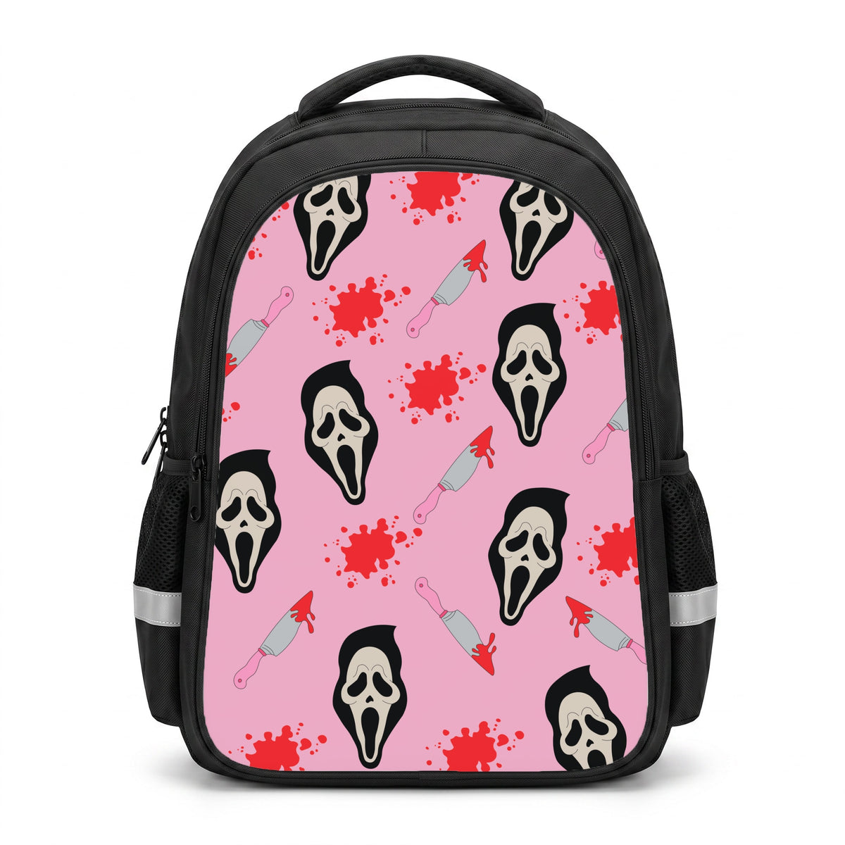 Pink Ghostface Pattern - Scream Backpack