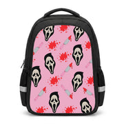 Pink Ghostface Pattern - Scream Backpack 1