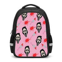 Pink Ghostface Pattern - Scream Backpack