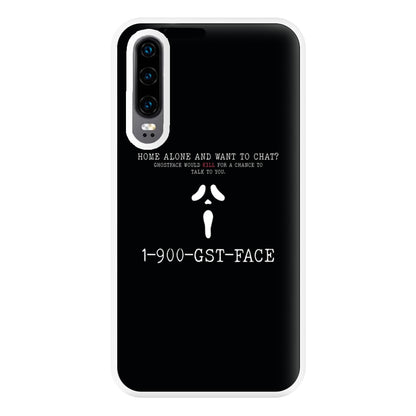 1-800-GST-FACE - Scream Phone Case for Huawei P30