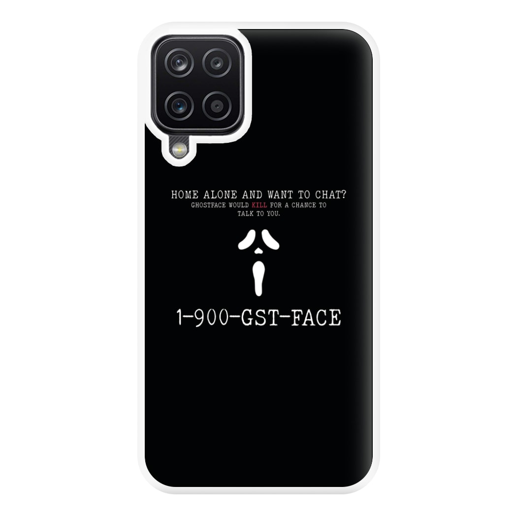 1-800-GST-FACE - Scream Phone Case for Galaxy A12