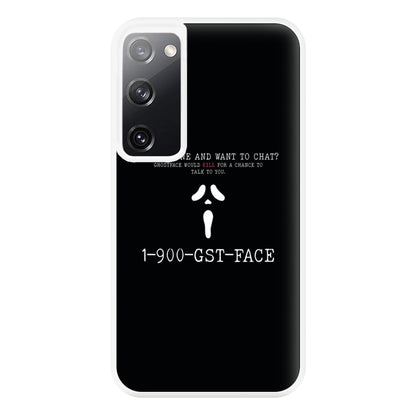 1-800-GST-FACE - Scream Phone Case for Galaxy S20