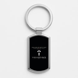 1-800-GST-FACE - Scream Silver Keyring