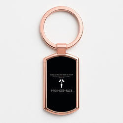 1-800-GST-FACE - Scream Rose Gold Keyring