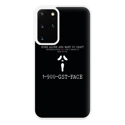 1-800-GST-FACE - Scream Phone Case for Galaxy S20 Plus