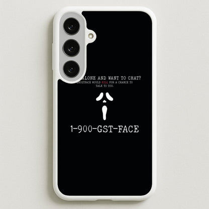 1-800-GST-FACE - Scream Phone Case for Galaxy S25FE
