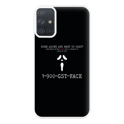 1-800-GST-FACE - Scream Phone Case for Galaxy A71