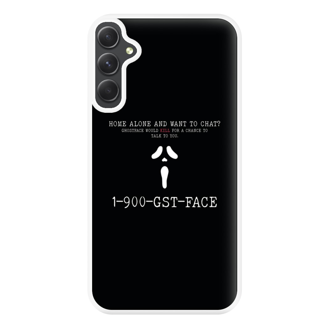 1-800-GST-FACE - Scream Phone Case for Galaxy A14