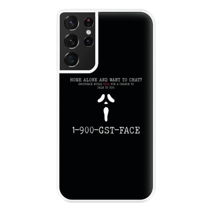 1-800-GST-FACE - Scream Phone Case for Galaxy S21 Ultra