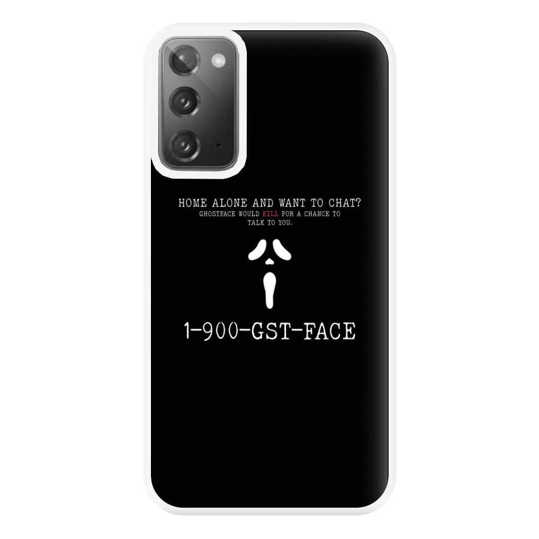 1-800-GST-FACE - Scream Phone Case for Galaxy Note 20 Ultra