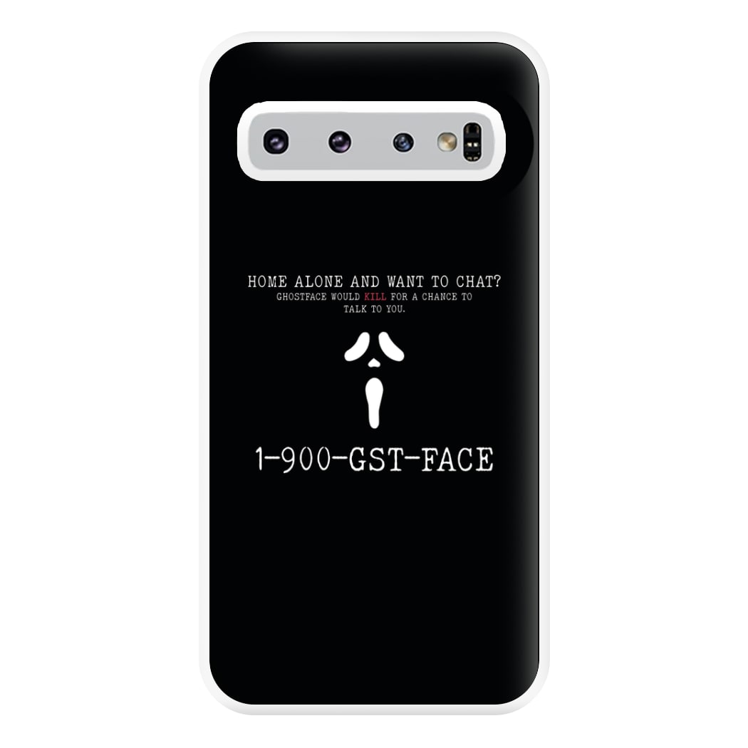 1-800-GST-FACE - Scream Phone Case for Galaxy S10 Plus