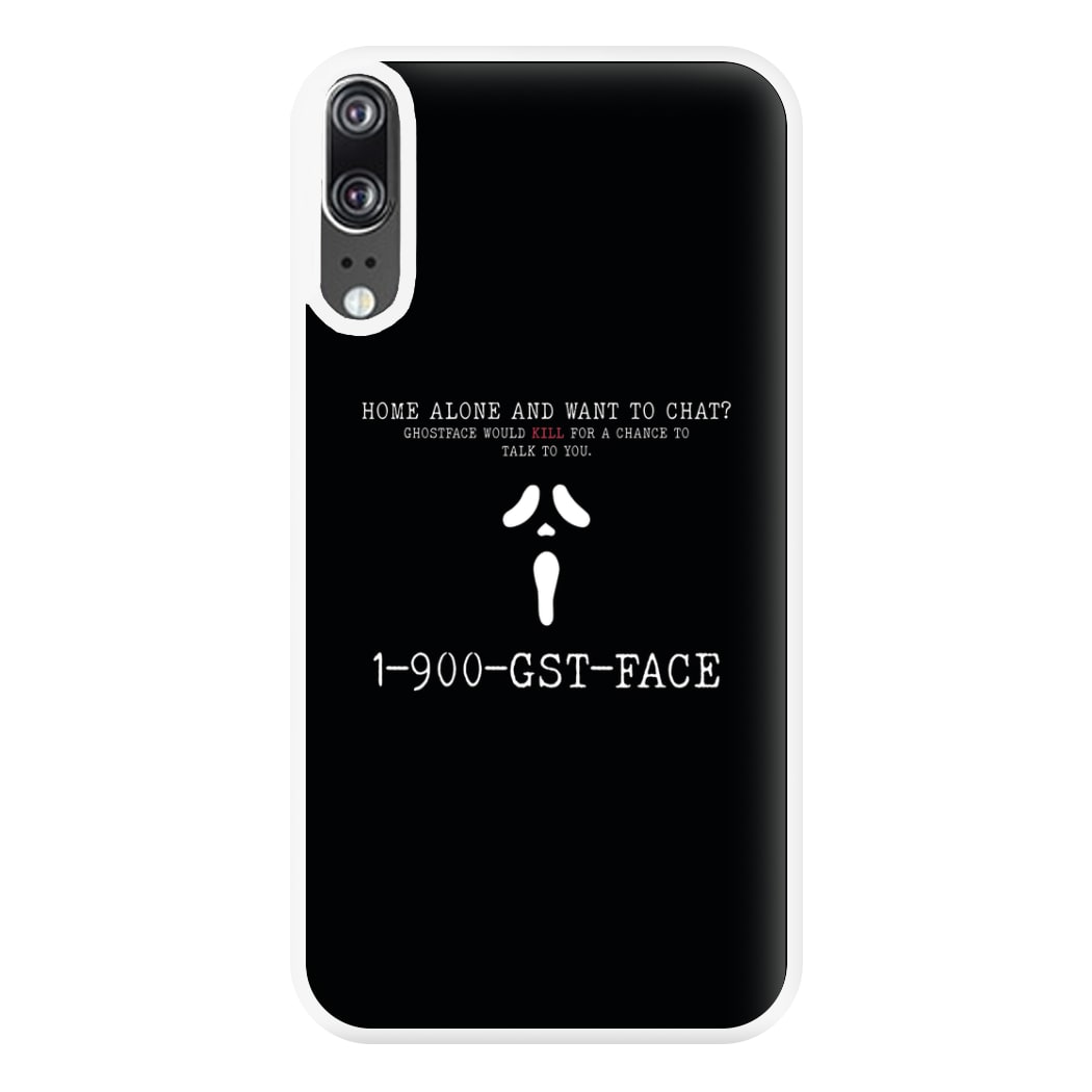 1-800-GST-FACE - Scream Phone Case for Huawei P20