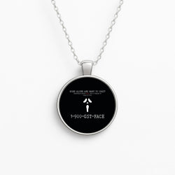 1-800-GST-FACE - Scream Circle Necklace