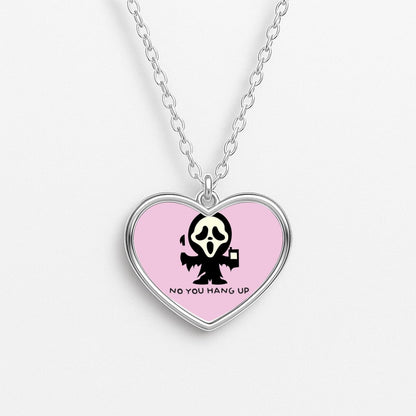 Baby Ghostface - Scream Heart Necklace
