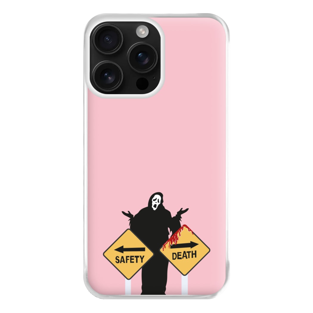 Safety Or Death - Scream Phone Case