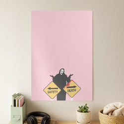 Safety Or Death - Scream Poster