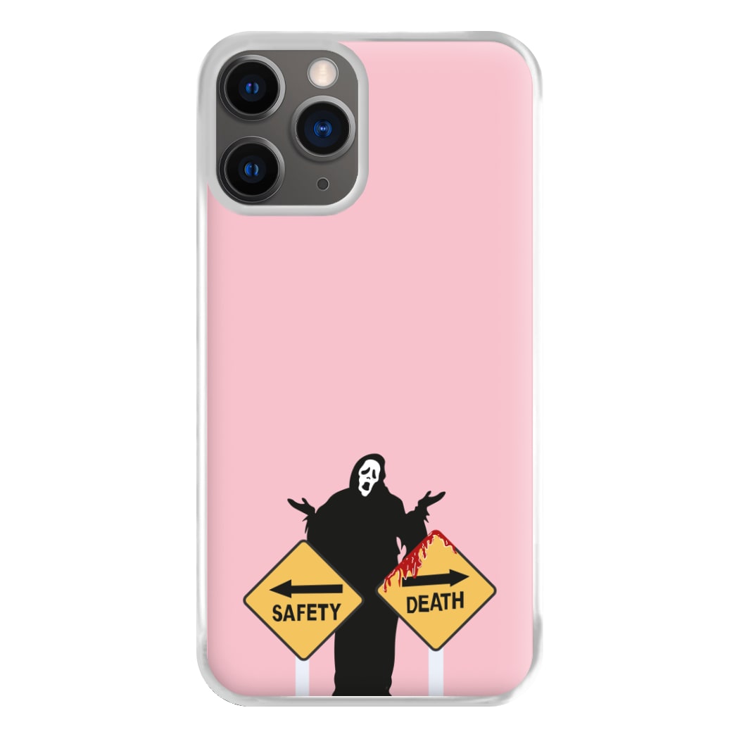 Safety Or Death - Scream Phone Case for iPhone 12 Pro Max