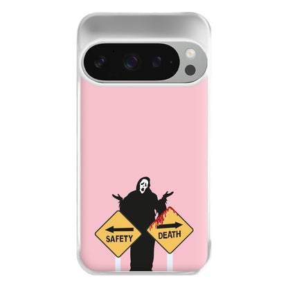 Safety Or Death - Scream Phone Case for Google Pixel 9 Pro XL