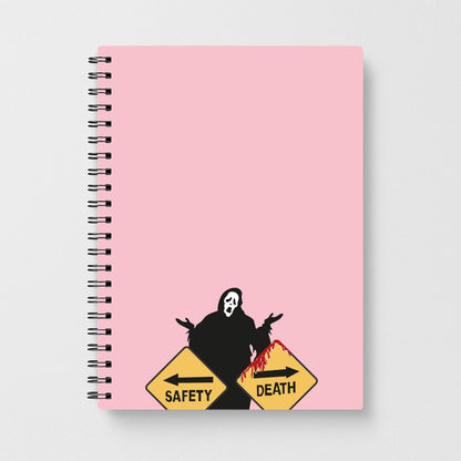 Safety Or Death - Scream Notebook