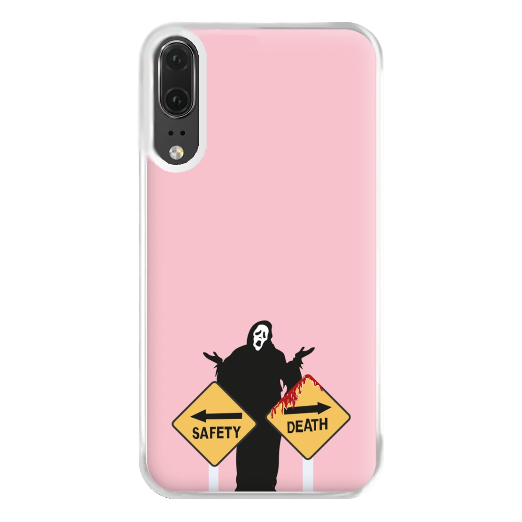 Safety Or Death - Scream Phone Case for Huawei P20