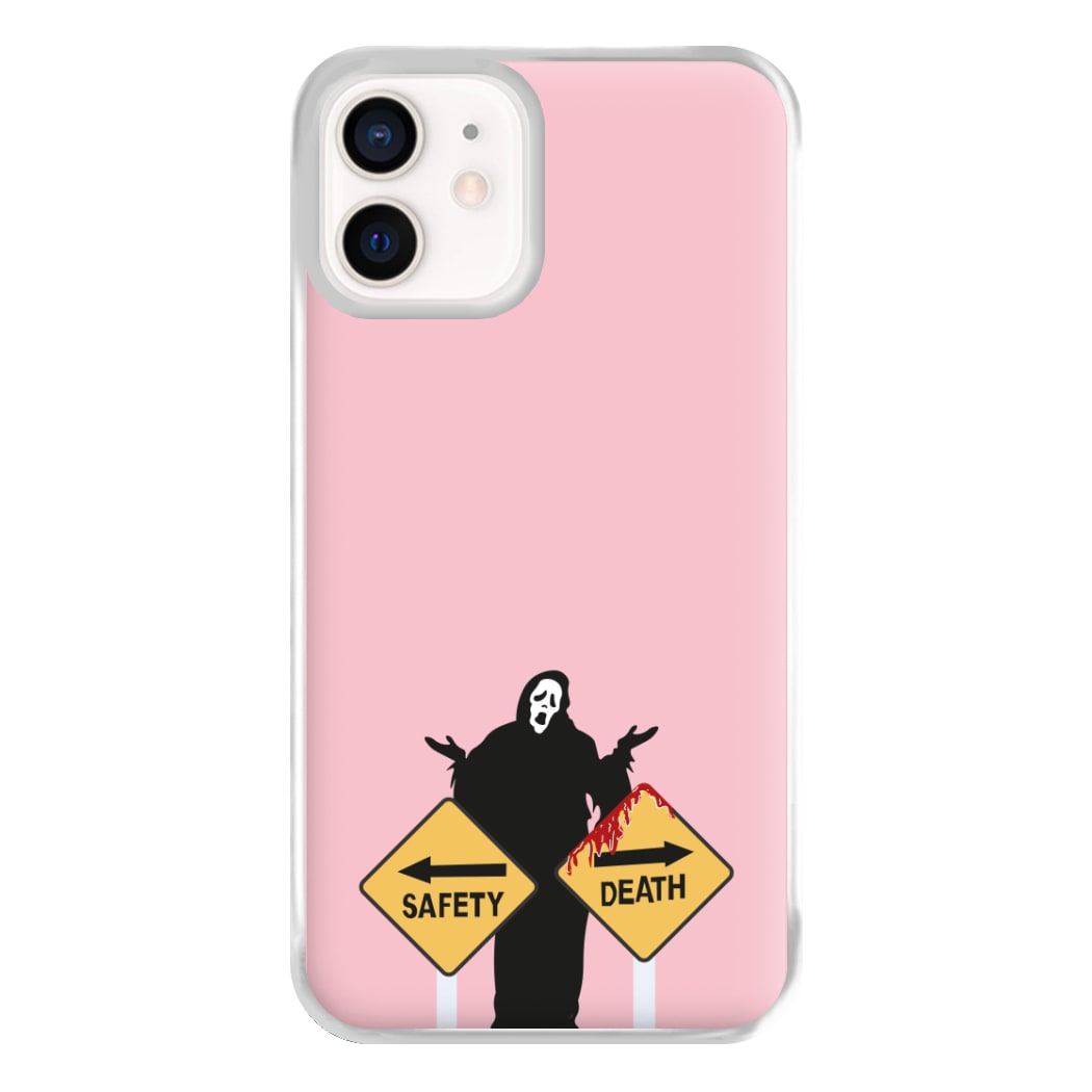 Safety Or Death - Scream Phone Case for iPhone 12 Mini