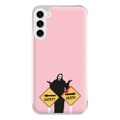 Safety Or Death - Scream Phone Case for Galaxy S23FE