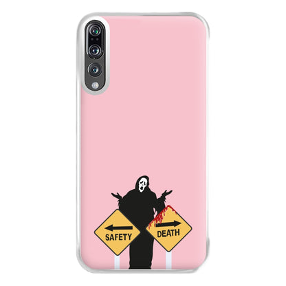 Safety Or Death - Scream Phone Case for Huawei P20 Pro