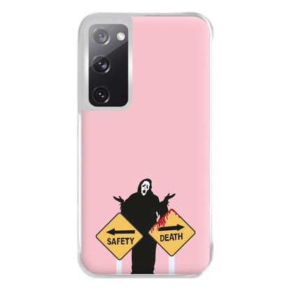 Safety Or Death - Scream Phone Case for Galaxy S20FE