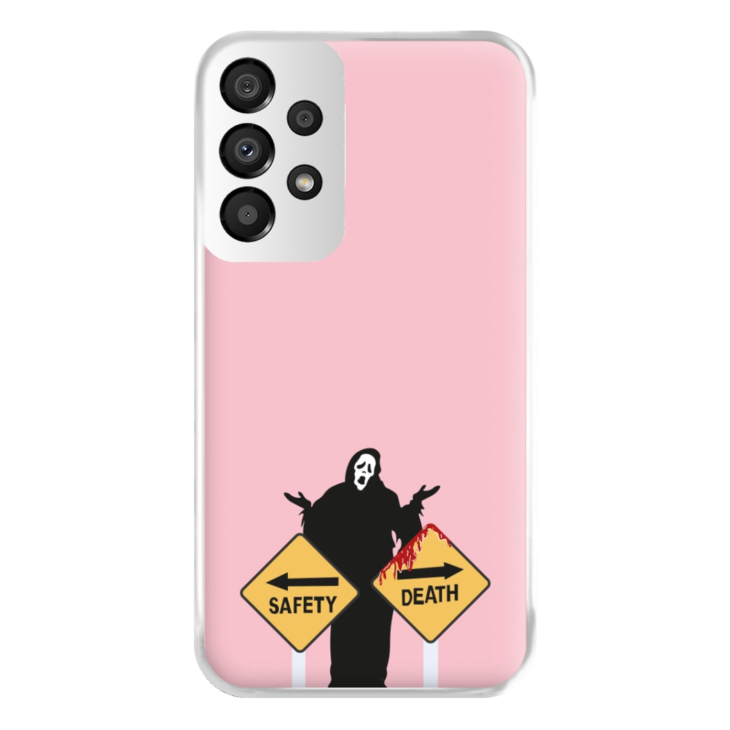 Safety Or Death - Scream Phone Case for Galaxy A33