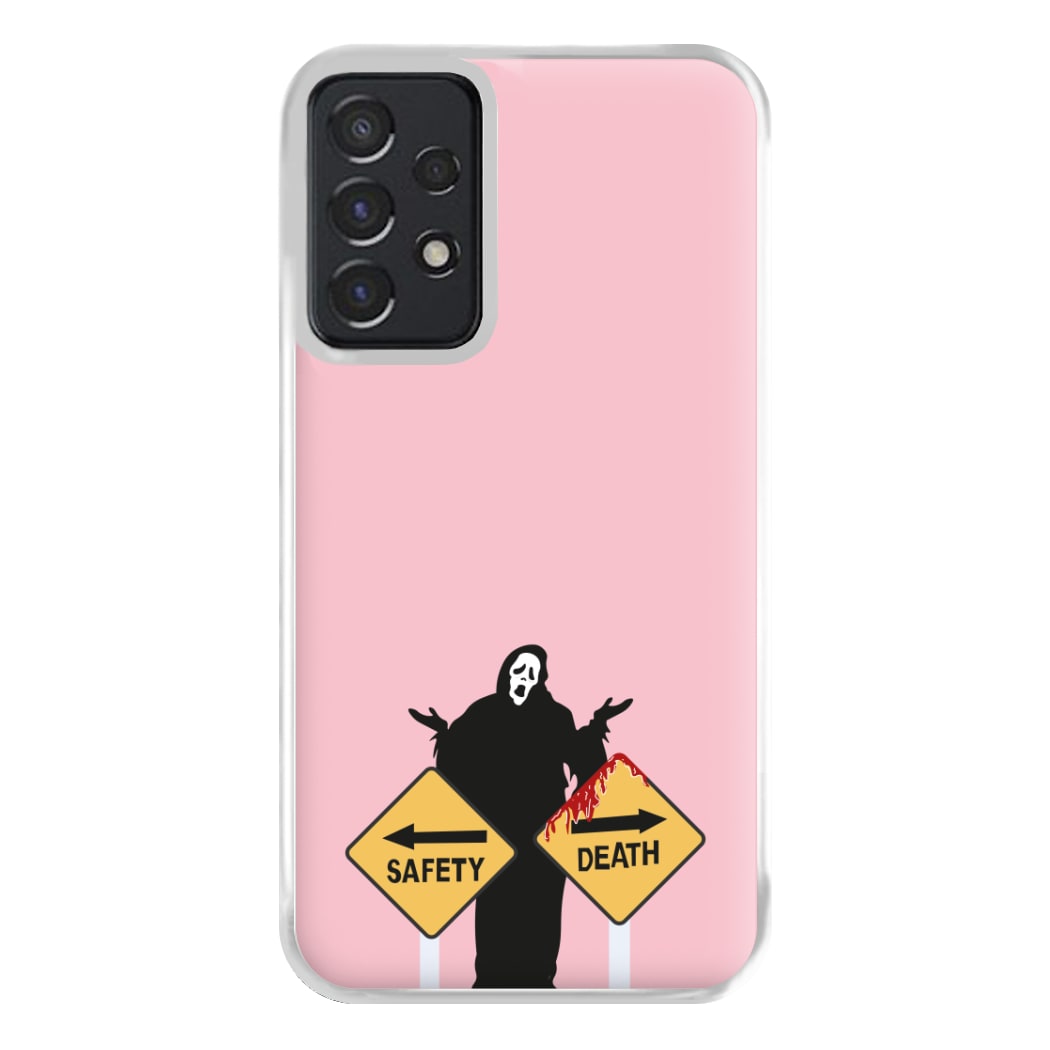 Safety Or Death - Scream Phone Case for Galaxy A52 / A52s